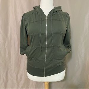 Torrid 2 Green Zip Up Hoodie